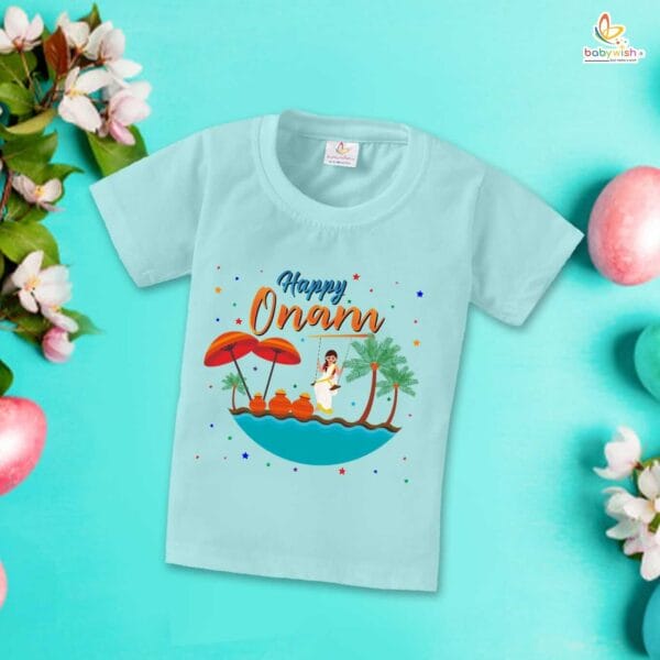 Babywish Onam Festivals Boys and Girls T-Shirt  Onam T-Shirts Half Sleeve - Image 4