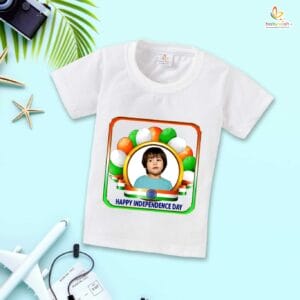 Babywish Independence Day T-Shirt for Boys and Girls 15th August T-Shirts HAPPY INDEPENDENCE DAY