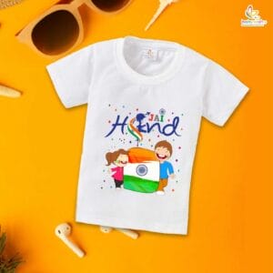 Babywish Independence Day T-Shirt for Boys and Girls 15th August T-Shirts HAPPY INDEPENDENCE DAY