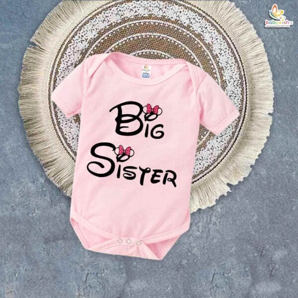 Brother-Sister Matching Rompers | Big Sister Baby Bodysuit | Cute Sibling Outfits for Toddlers & Babies | Brother-Sister Clothes | Babywish - Image 4