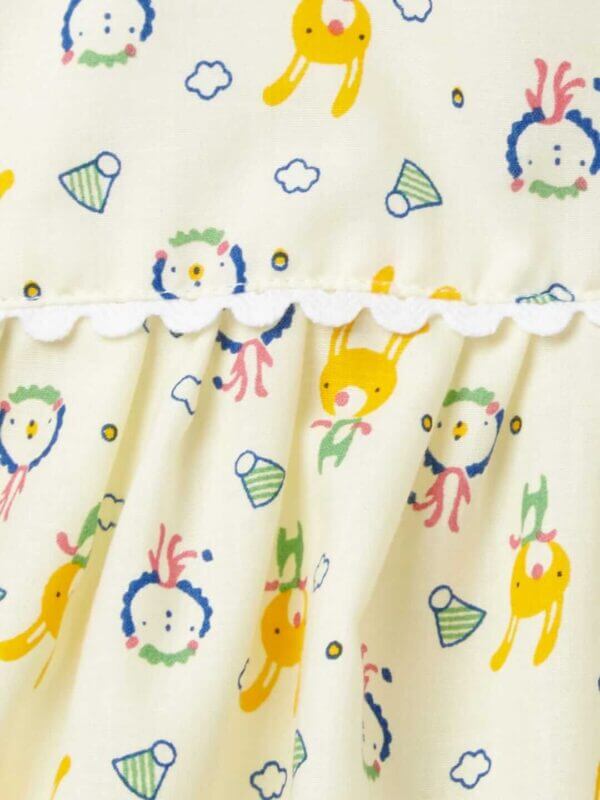 Babywish Baby Girl Cotton Frock Newborn Girl Knee Length Sleeveless Dress Rabbit Theme Printed - Image 7