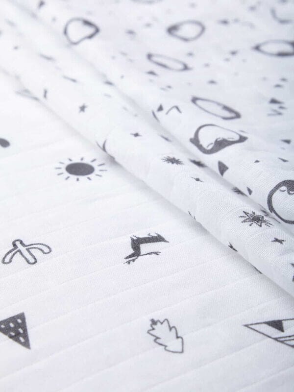 Muslin Swaddle Blankets 100% Organic for newborn Baby Multipurpose Infant Swaddle 112x112cm - Combo Pack of 3 - Image 7