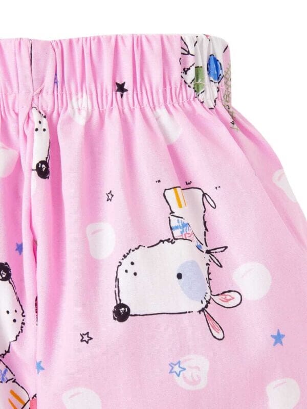 Kids Sleepsuit for Baby Boy’s and Girl’s Topwear and Pajamas Set Long Sleeve Sleepwear Baby Clothing Sets - Pink Star Print - Image 6