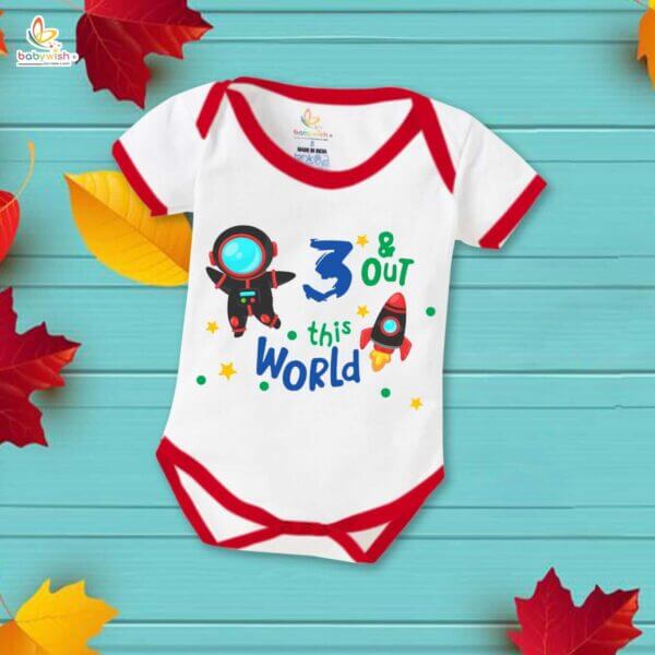 Three month unisex baby romper half sleeve round neck onesie - Image 5