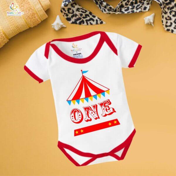 One month unisex baby romper half sleeve round neck onesie - Image 5