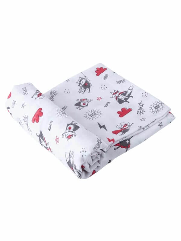 Muslin Swaddle Blankets 100% Organic for newborn Baby Multipurpose Infant Swaddle 112x112cm - Image 4