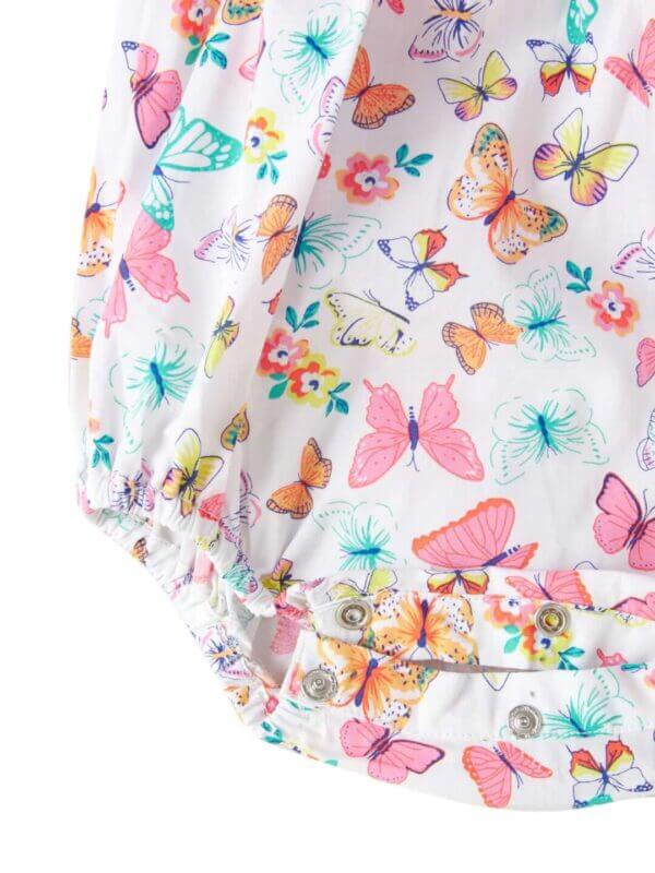 Baby Girls Romper Set Ruffle Sleeve Onesie Newborn Bodysuit Romper Jumpsuit Infant Clothes Dress - Image 5