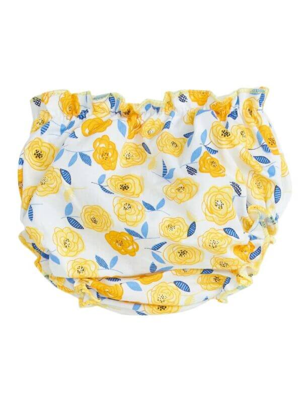 Babywish Baby Girl Cotton Frock Newborn Girl Knee Length Sleeveless Dress Sunflower Theme Printed - Image 6