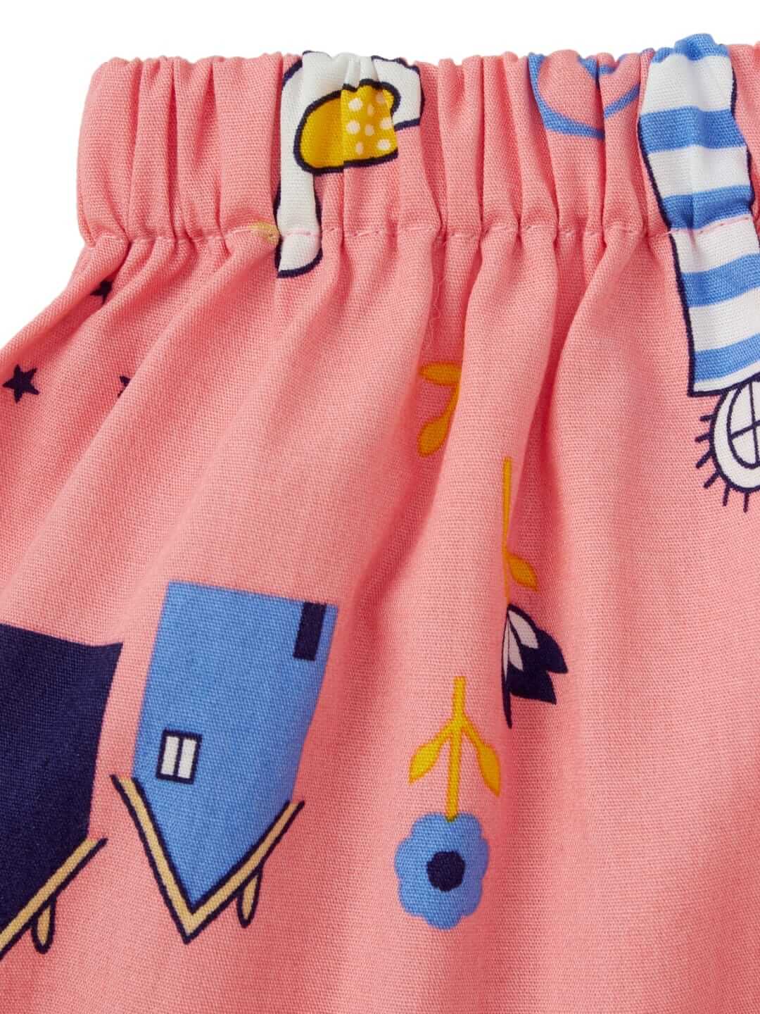 Kids Sleepsuit for Baby Boys and Girls Long Sleeve Topwear and Pajamas Set Baby Clothing Sleepwear Set Pink Swan Print for Newborns and Toddlers - Image 6