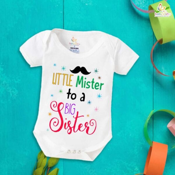 Babywish Rakshabandhan Romper Brother Sister Matching dress Rakshabandhan gift for Rakhi
