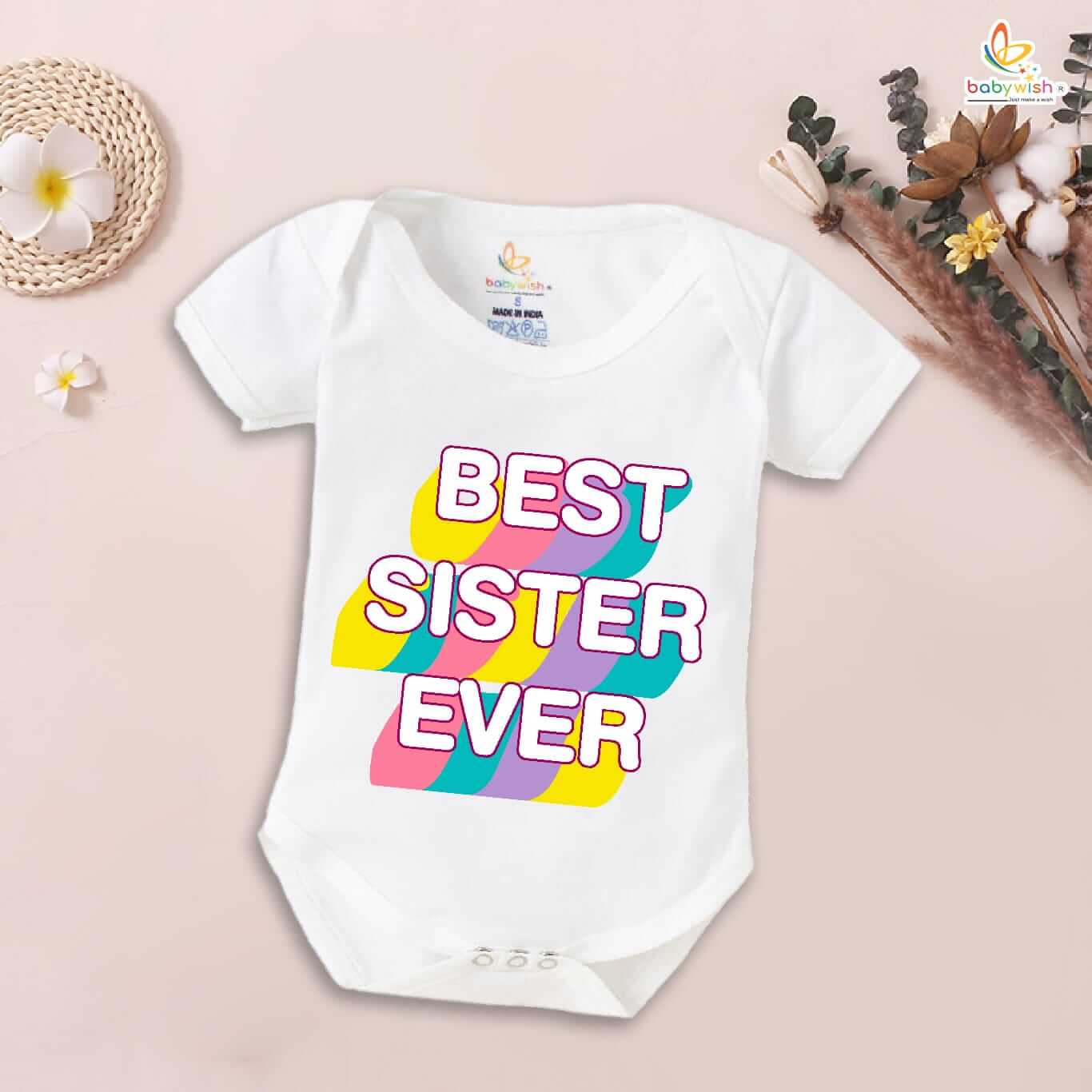Rakshabandhan Romper for Baby Boys & Girls | Brother Sister Matching Outfit | Cute Rakhi Festival Onesie | Newborn Rakhi Gift Clothing | Infant Dress for Raksha Bandhan – Babywish