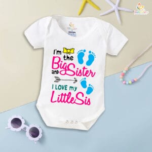 Babywish Rakshabandhan Romper Brother Sister Matching dress Rakshabandhan gift for Rakhi