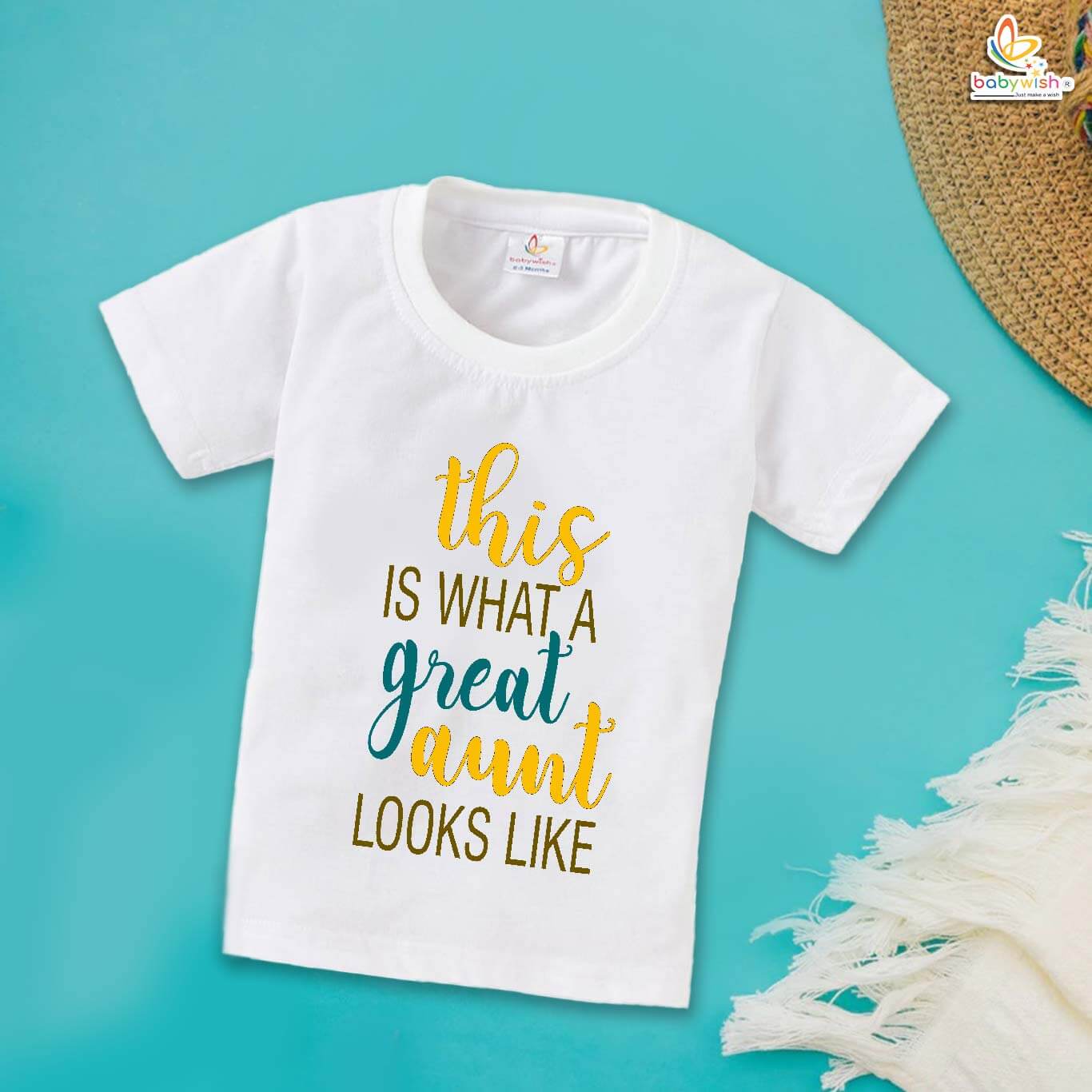 This Is What a Great Aunt Looks Like T-Shirt – Bua Shirt for Women | Auntie Gift Tee, Indian Bua Outfit, Family Matching Shirt, Babywish