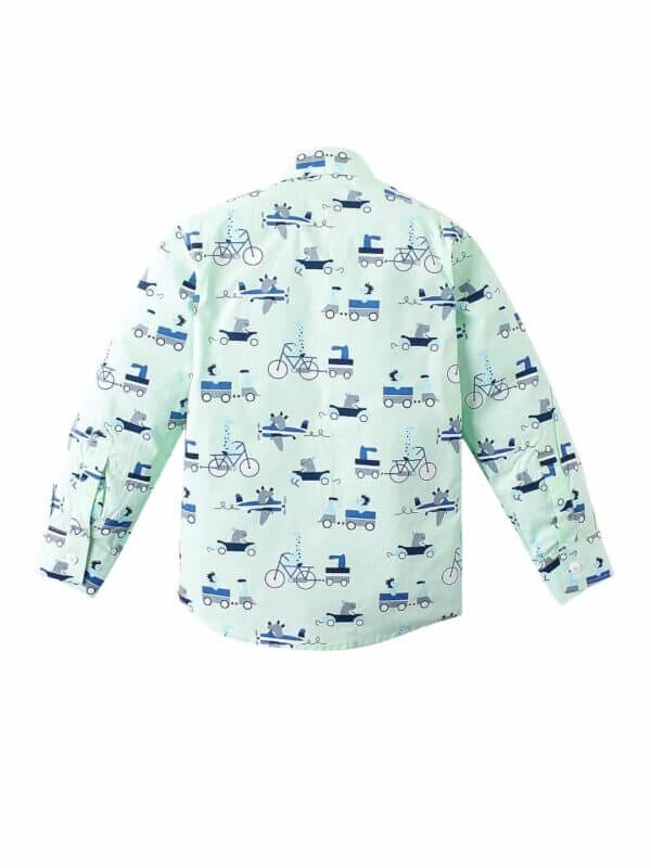 Kids Full Sleeve Shirt for Boy’s and Girl’s Vehicles Printed Theme Toddler Shirt Summer and Winter Top wear Kids Clothes - Image 2