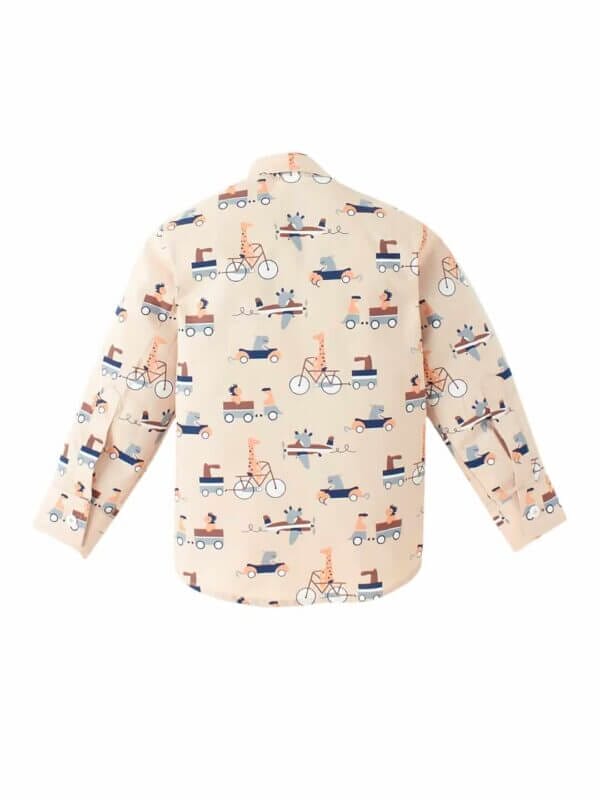 Kids Full Sleeve Shirt for Boy’s and Girl’s Vehicles Printed Theme Toddler Shirt Summer and Winter Top wear Kids Clothes - Image 2