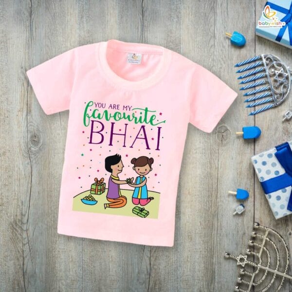 Babywish Rakshabandhan T-Shirt Brother Sister Matching dress Rakshabandhan gift for Rakhi Tee - Image 4