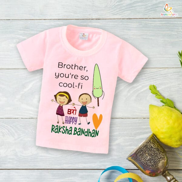 Babywish Rakshabandhan T-Shirt Brother Sister Matching dress Rakshabandhan gift for Rakhi Tee