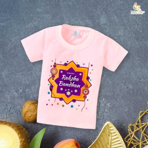 Babywish Rakshabandhan T-Shirt Brother Sister Matching dress Rakshabandhan gift for Rakhi Tee - Image 3