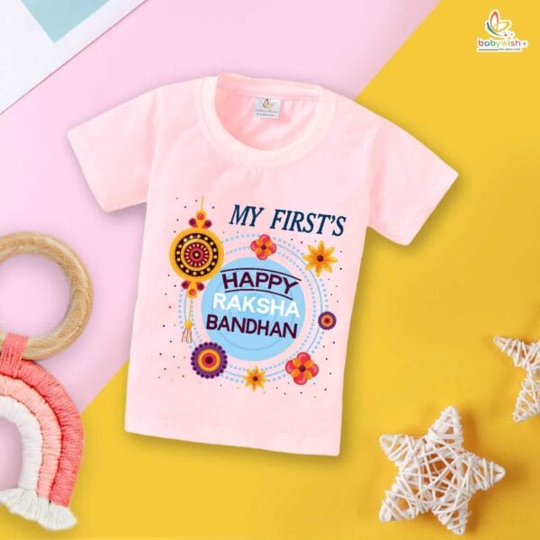 Babywish Rakshabandhan T-Shirt Brother Sister Matching dress Rakshabandhan gift for Rakhi Tee - Image 3
