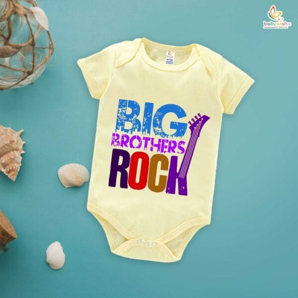 Rakshabandhan Romper for Newborn 0-3 Months in White | Brother Sister Matching Dress for Rakhi | Baby Boy & Girl Rakhi Gift Outfit | Festive Wear for Siblings by Babywish - Image 3