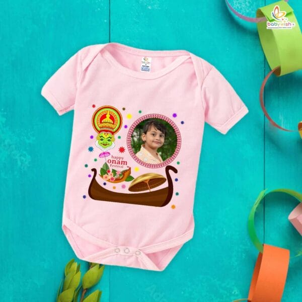 Babywish Onam Romper Brother Sister Matching dress for ONAM - Image 4