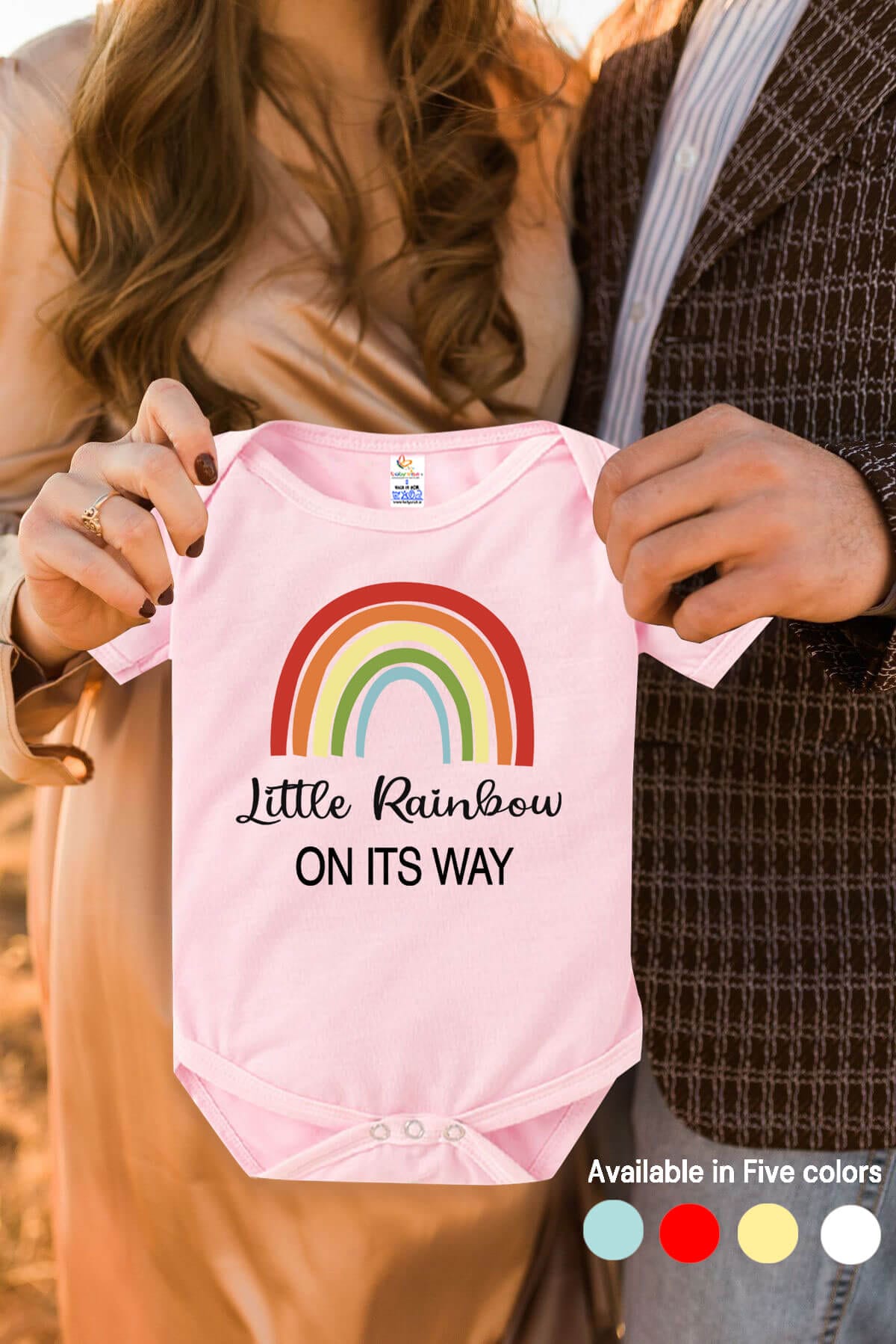 Unique baby Announcement Gifts For New Grandparents | Cotton Onesie Romper | Babywish
