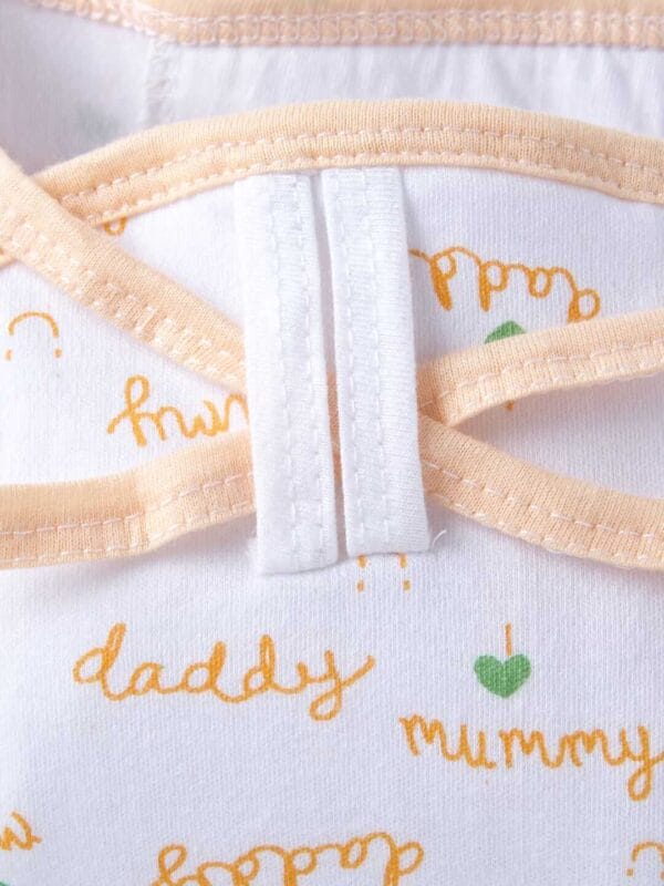 Baby Cloth Diapers Triple Layer Cotton Cloth Love Mom Dad Printed Nappies Washable Reusable Langot - Image 12