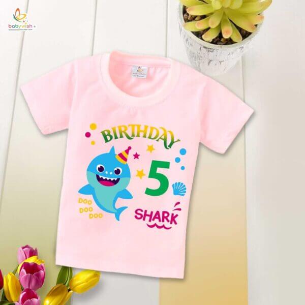 Five Year Birthday Unisex T-Shirt Half Sleeve Round Neck Topwear tee for kids - Image 3