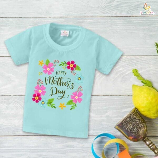 Mother's Day Special T-Shirt for Boy’s and Girl’s Half Sleeve Topwear for Unisex Kids - Image 3
