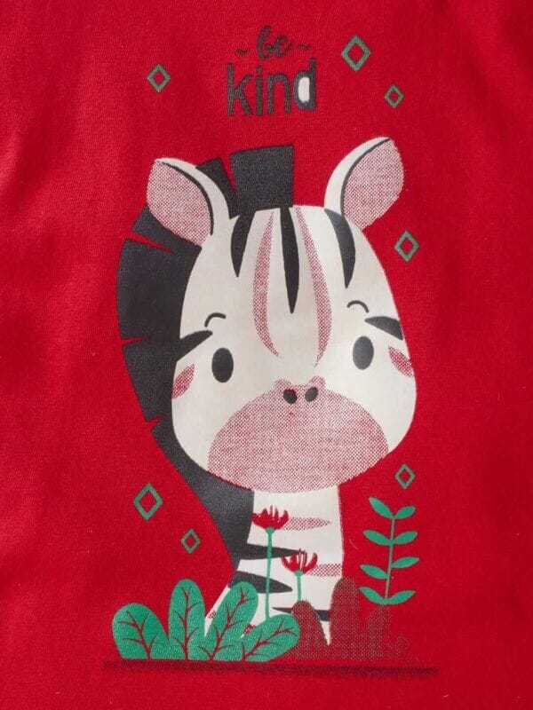 Kids Cotton T-Shirt for Boy’s and Girl’s Short Sleeve Topwear Combo Set of 2 Multicolor T-Shirts - Image 3
