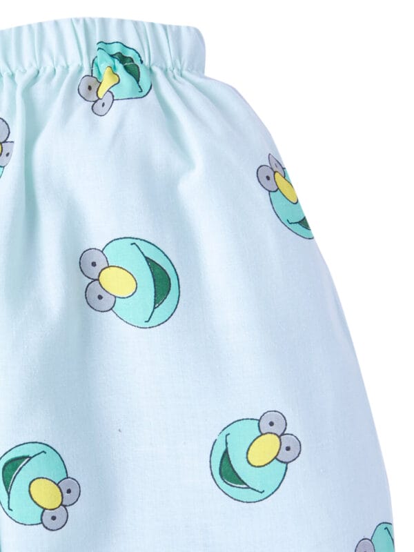Kids Blue Sleepsuit for Boys and Girls Topwear and Pajamas Set - Image 6