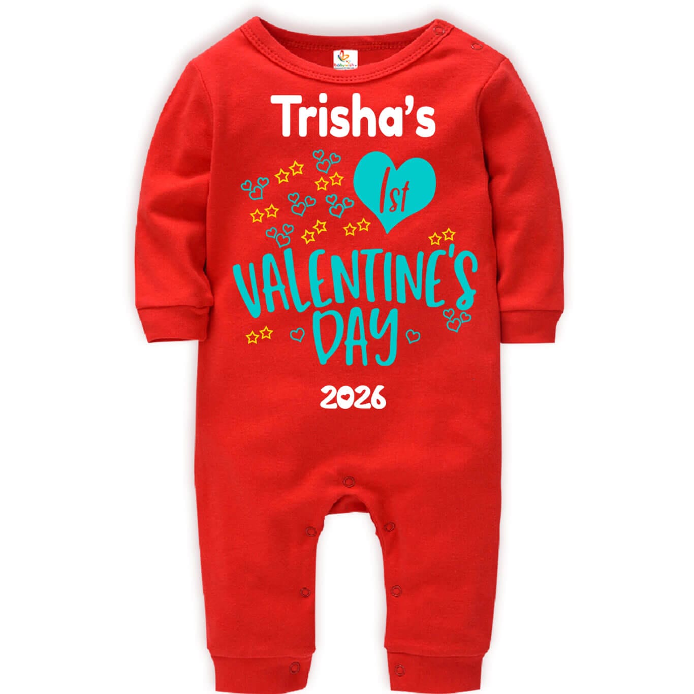 Valentine baby full romper Babywish
