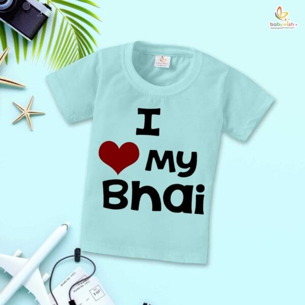 Babywish Rakshabandhan T-Shirt Brother Sister Matching dress Rakshabandhan gift for Rakhi Tee - Image 3