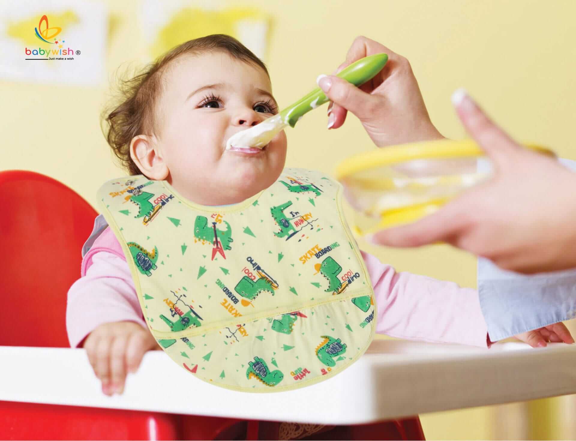 Bibs for Baby – 3-Layer Waterproof Baby Bib with Food Catcher Pocket, Soft and Durable Infant and Toddler Bibs, Unisex Mealtime Accessory, Easy to Clean