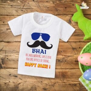 Babywish Rakshabandhan T-Shirt Brother Sister Matching dress Rakshabandhan gift for Rakhi Tee