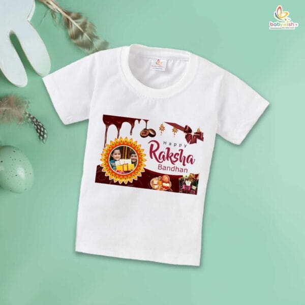 Babywish Rakshabandhan T-Shirt Brother Sister Matching dress Rakshabandhan gift for Rakhi Tee