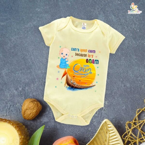 Babywish Onam Romper Brother Sister Matching dress for ONAM - Image 3