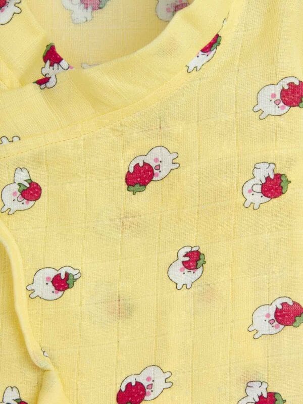 Organic muslin jhabla baby two-piece set for 0–12 months by Babywish